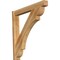 Ekena Millwork Olympic Block Rough Sawn Outlooker, Western Red Cedar, 6"W x 42"D x 42"H OUT06X42X42OLY05RWR - alternate 1